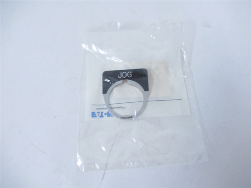 Eaton 10250TM19-GR; Legend Plate - JOG