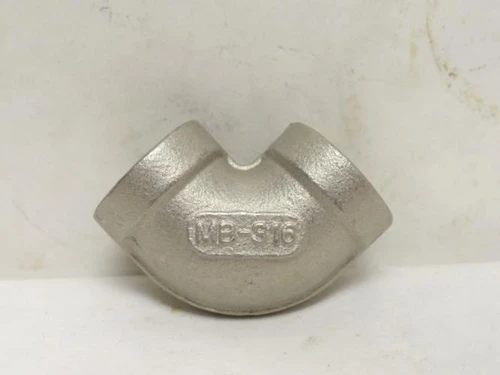 Industry-Std 6JM01; Pipe Elbow; SS-316; 90Deg; 1/4NPT