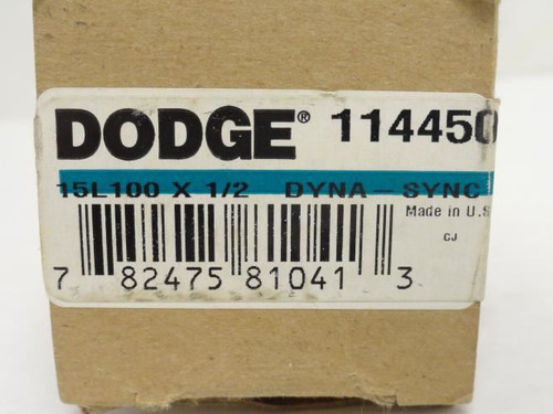 Dodge 114450; Timing Pulley; 15 Teeth; 1/2"ID; NO KW