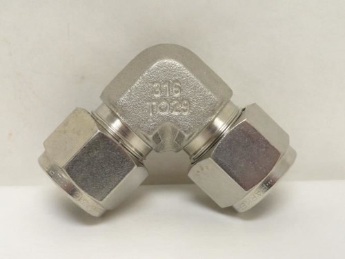 Parker 8EE8-316; Union Elbow; 90Deg; SS-316; 1/2" Compression
