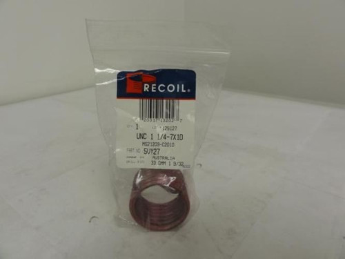Recoil 13202; Thread Insert; UNC 1-1/4"-7