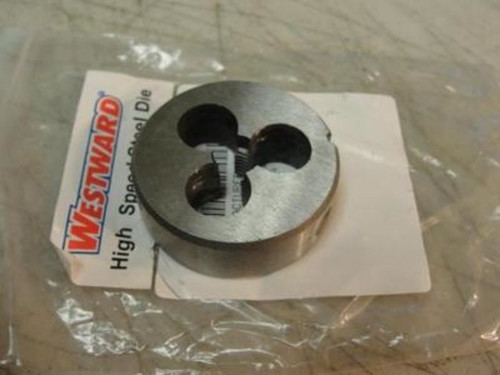 Westward 2LWY5; Round Solid Die; 5/16"-24; Right Hand