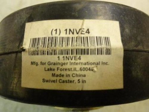Industry-Std  1NVE4; Swivel Caster 3/8" Mounting Bolt Bore
