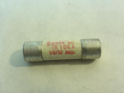 Ferraz TRM1-6/10; Lot-5 Fuse; 1-6/10A; 250VAC 13/32"OD x 1-1/2"L
