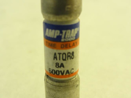 Ferraz ATQR8; Lot-3 Fuse; 8A; 600VAC 13/32"OD x 1-1/2"L