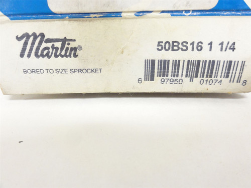 Martin 50BS16 1-1/4; Sprocket #50; 16 Teeth; 1-1/4"ID