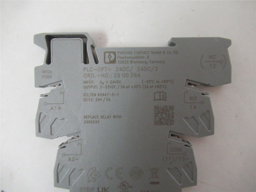 Phoenix Contact 2900364; Relay Socket with Relay 2965595 3A