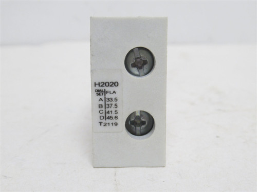 Eaton H2020; Overload Thermal Unit; 33.5-45.6A