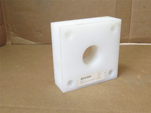 Prime Equipment 33674; Bearing Block UHMW; 5-31/32" Square OD