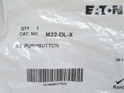 Eaton M22-DL-X; Illuminated Push-Button Actuator; Momentary