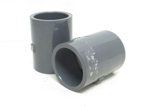 Colonial  829-025; Lot-2; PVC Coupling; 2-1/2"NPS; Sch: 80