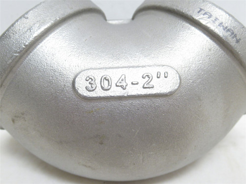 MFG- 409E111N020; Pipe Elbow; SS-304; 90Deg; 2NPT