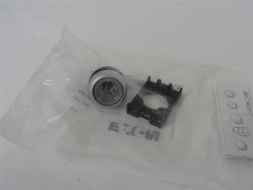 Eaton M22-DR-X; Pushbutton - 22mm; Silver bezel