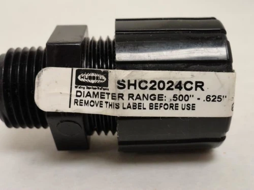Hubbell SHC2024CR; Cable Connector; Conduit Size: 1/2"