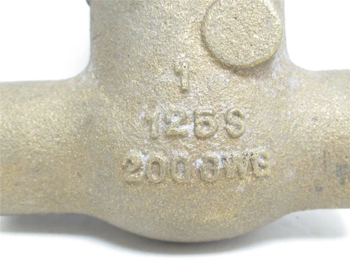 Stockham B-309C-1; Inline Check Valve 1"; Bronze; Solder