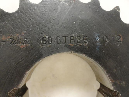 Martin 60BTB26 2012; Bushed Chain Sprocket # 60; 26Teeth