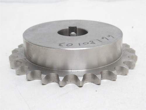 MFG- 40B25SS-25; Sprocket #40; SS; 25 Teeth; 25mmID