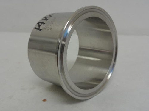 VNE EG14W2.5; Heavy Wall Tank Ferrule SS-304L; 2-1/2" Clamp