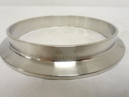 Industry-Std 11L908; Short Ferrule; SS-304; Clamp; Size: 4"