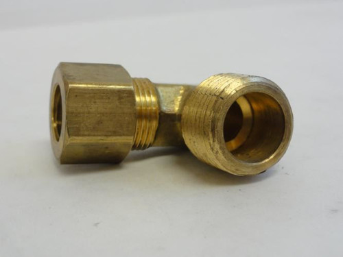 MFG- 8-8 CBZ-B; Compression Elbow 90Deg; # 8 Tube x 1/2 MNPT