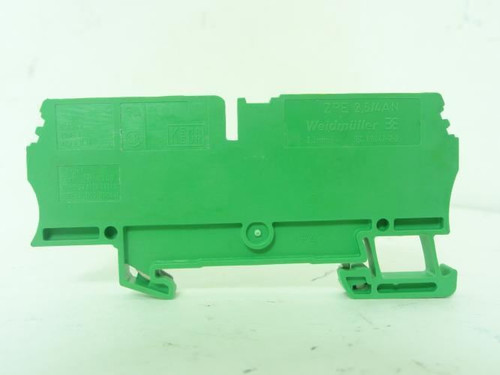 Weidmuller  ZPE 2.5/4AN; Green Terminal Block; 2.5mm; 800V