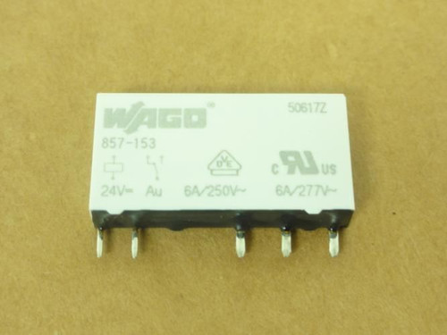 Wago 857-153; General Purpose Relay; 24VDC; 6A