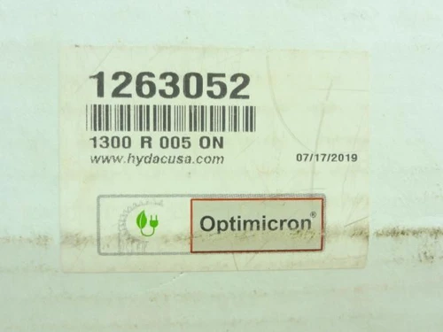 Hydac 1263052; Filter Element; Type R For Return Line Filters