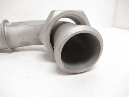 Weiler 1181738; Stainless Steel Pipe 90Deg; 2" Thread x 2" Barb