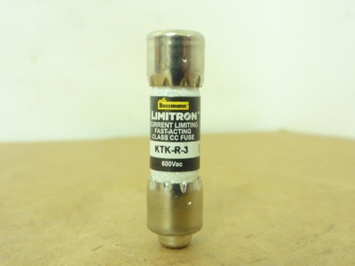Bussmann KTK-R-3; Fuse; 600VAC; 3A