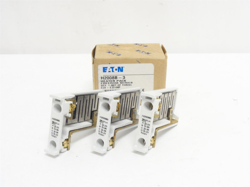 Eaton H2008B-3; Box-3; Thermal Overload Heaters; Ser: Freedom