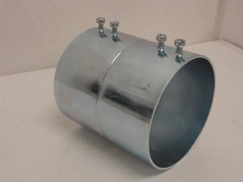 T&B TK1210A; Set Screw Coupling; 4" Emt; Zinc Plated Steel