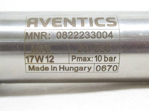 Aventics 822233004; Air Cylinder 20mmID x 80mm Stroke