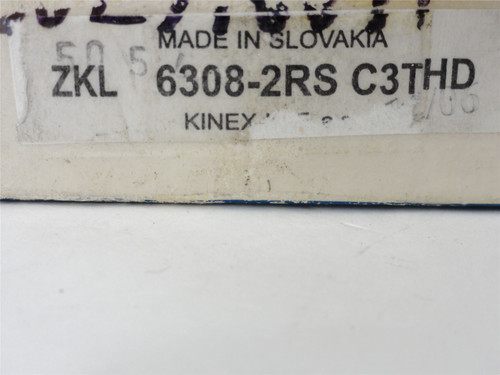 Kinex 6308-2RS; Bearing; 40mm ID; 90mm OD; 23mm Width