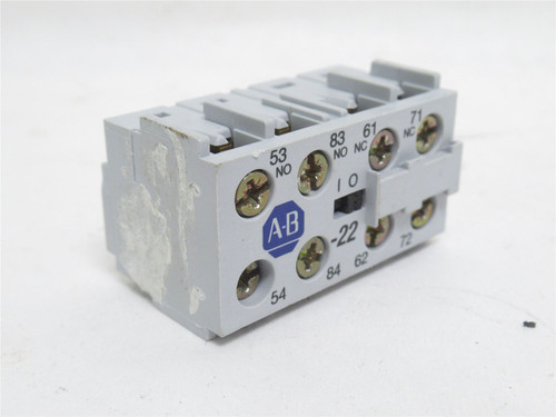 Allen-Bradley 195-MA22; Aux Contact Adder Deck; 2-NO-2 NC