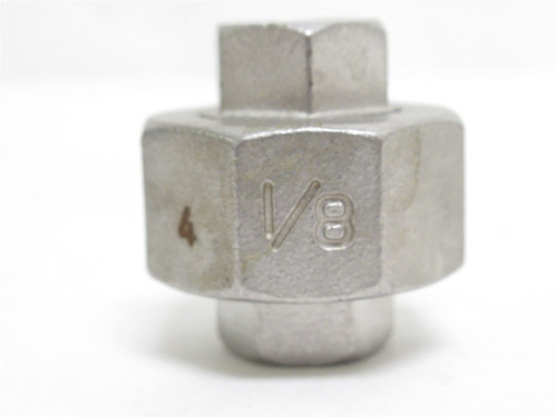 Industry-Std 1LUE3; Pipe Union SS-304; 1/8FNPT; Class: 150