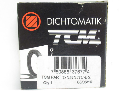 Dichtomatik 28X52X7TC; Oil Seal 28mmID x 52mmOD x 7mm Wide