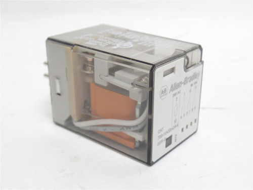 Allen-Bradley 700-HA33A24-4; Tube Relay 10A; 250V; Coil 24VAC