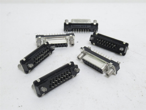 Amp 787683-1; Lot-6; D-Sub Standard Connectors; 15-Pin