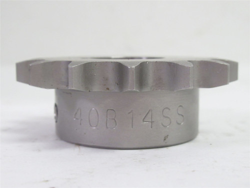 Martin 40B14SS; Sprocket; #40; 1/2"ID; 14-Teeth; B-Hub