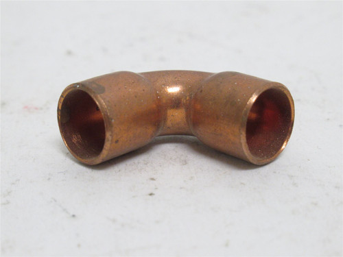 Industry-Std 5P049; Lot-3; Wrot Copper Rough 90Deg Elbow; 1/4"