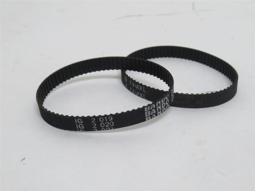 Bando 74MXL; Lot-2; Gear Belts; 74 Tooth; 1/4" Wide