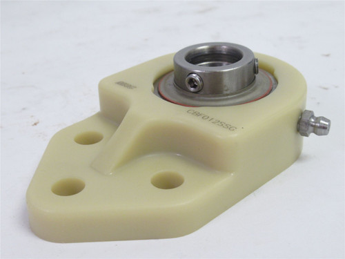MRC CBF012SSG; Bracket 3-Bolt Flange Bearing;  3/4"ID; SS 34L