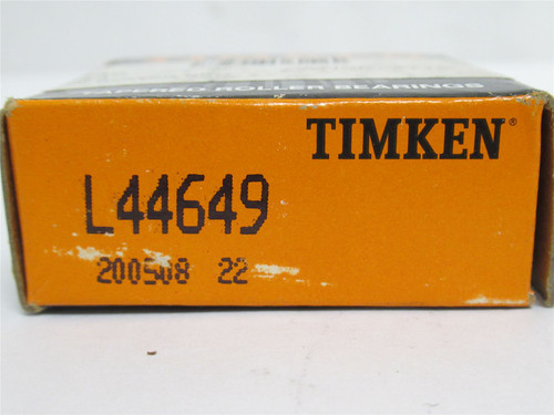 Timken L44649; Tapered Roller Bearing Cone 1-1/16"ID