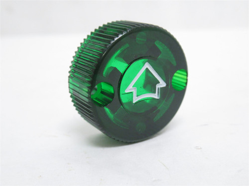 Eaton 10250TEG; Illuminated; Green; Knob; Size: 30.5mm