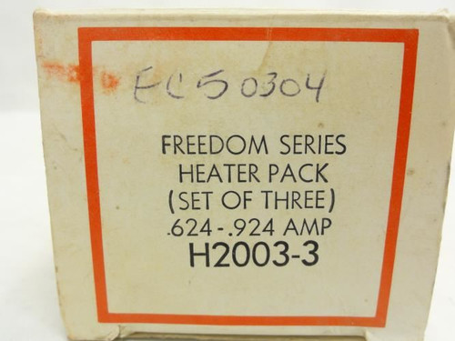 Cutler-Hammer H2003-3; Box-3; Heater Elements; Ser: Freedom