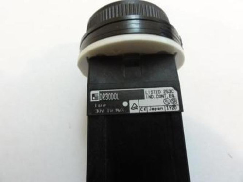 Fuji DR30D0L; Domed Round Pilot Light; 30V; 1W; White
