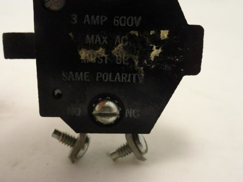 Cutler-Hammer  640911; Auxiliary Contact 3A 600V 1-NO; 1-NC