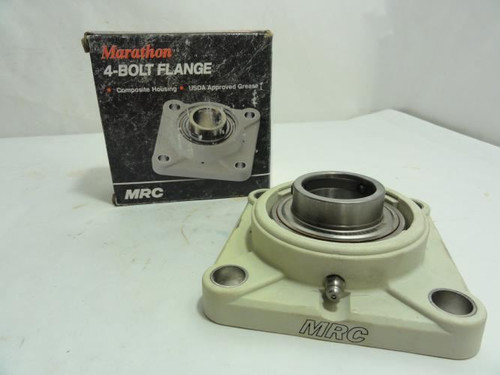 MRC C4F107SSG; Flange Bearing; 1-7/16"ID; 4-Bolt