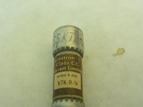 Limitron KTK-R-1/4; Current Limiting Fuse; 1/4A; 600V