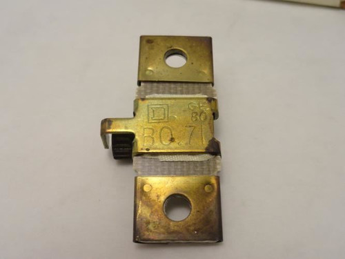 Square D B0.71; Overload Heater  0.53 To 0.63 A